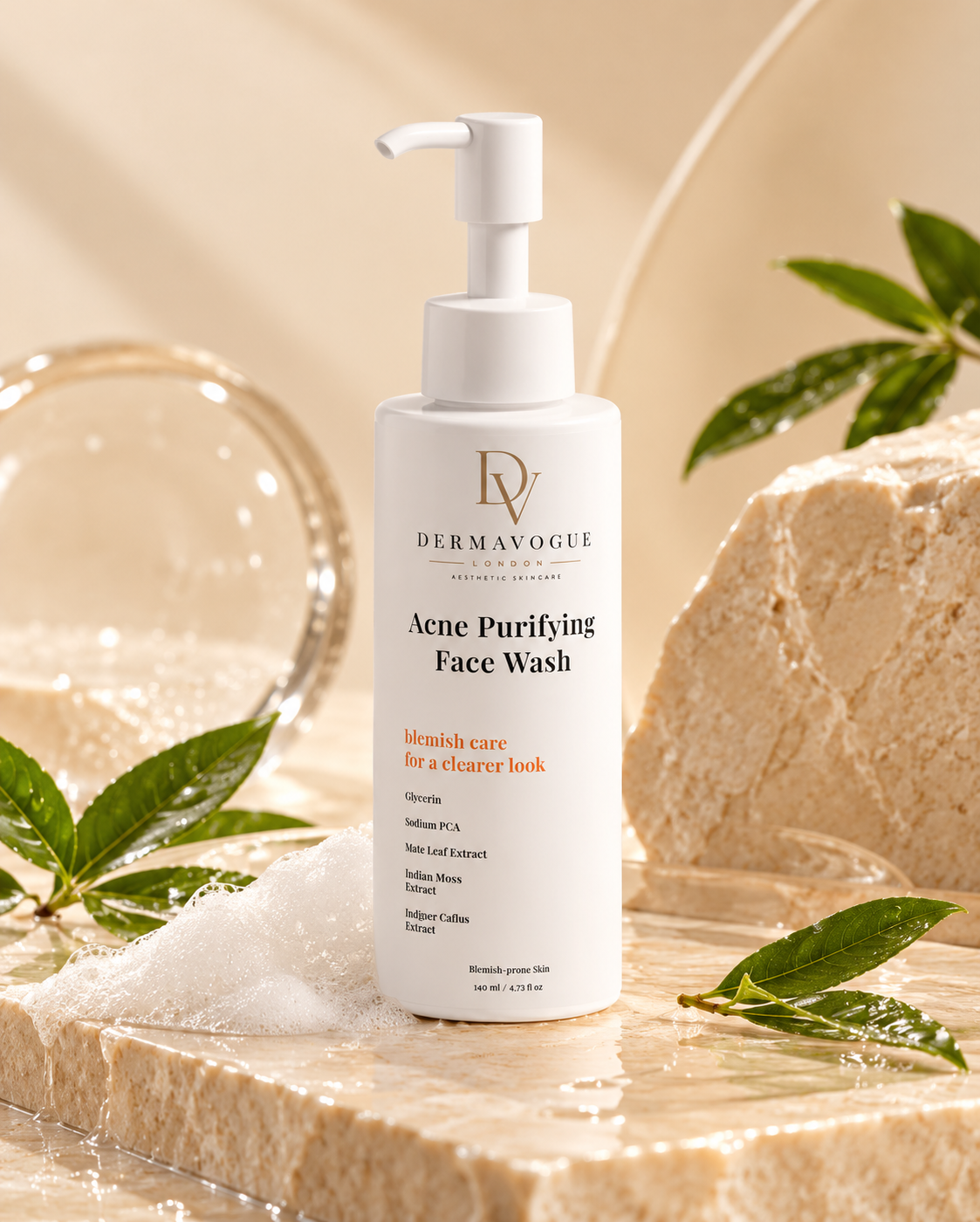 DermaVogue London Acne Purifying Face Wash 140 ml