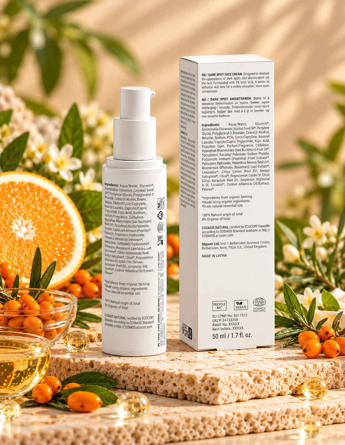 Dark Spot Face Cream with Kojic Acid | 50 ml